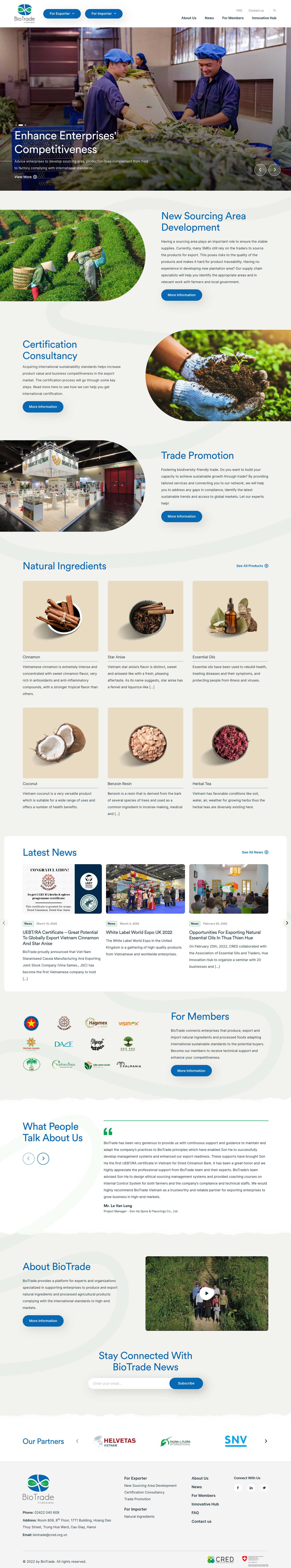 Biotrade Homepage